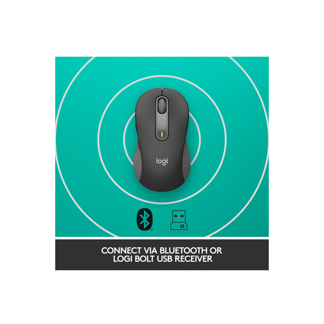 Logitech Signature M650 Wireless Mouse - Graphite in Qatar Logitech Signature M650 Wireless Mouse - Graphite in Qatar